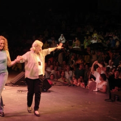 With Mom, Eugenia Gingold,  in Atlanta.  Photo by CKP