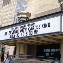 Marquee at the Murat Theater in Indianapolis. Photo by CKP