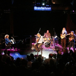 Carole King, James Taylor, Russ Kunkel, Lee Sklar & Danny Kortchmar.  - A triumphant return to the Troubadour. Photo by Elissa Kline