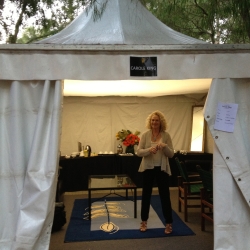 Carole's Dressing Tent, Leeuwin Estate - Margaret River,  Australia. Photo by Elissa Kline 