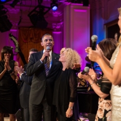  Carole King performs during a concert honoring her in the East Room of the White House, May 22, 2013. President Barack Obama presented King with the 2013 Library of Congress Gershwin Prize for Popular Song. “Carole King: The Library of Congress Gershwin Prize In Performance at the White House” can be viewed at pbs.org. Photo credit: White House Photo by Pete Souza.