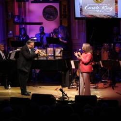 Arturo Sandoval & Patti Austin. 2013 Gershwin Prize Library of Congress Concert.  Photo by Elissa Kline